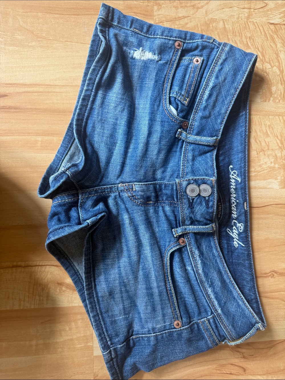 Vintage American Eagle Outfitters Blue Denim Women’s Shorts
